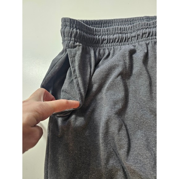 Vintage champion tapered joggers lounge pants w/ pockets grey size large- - Picture 4 of 6
